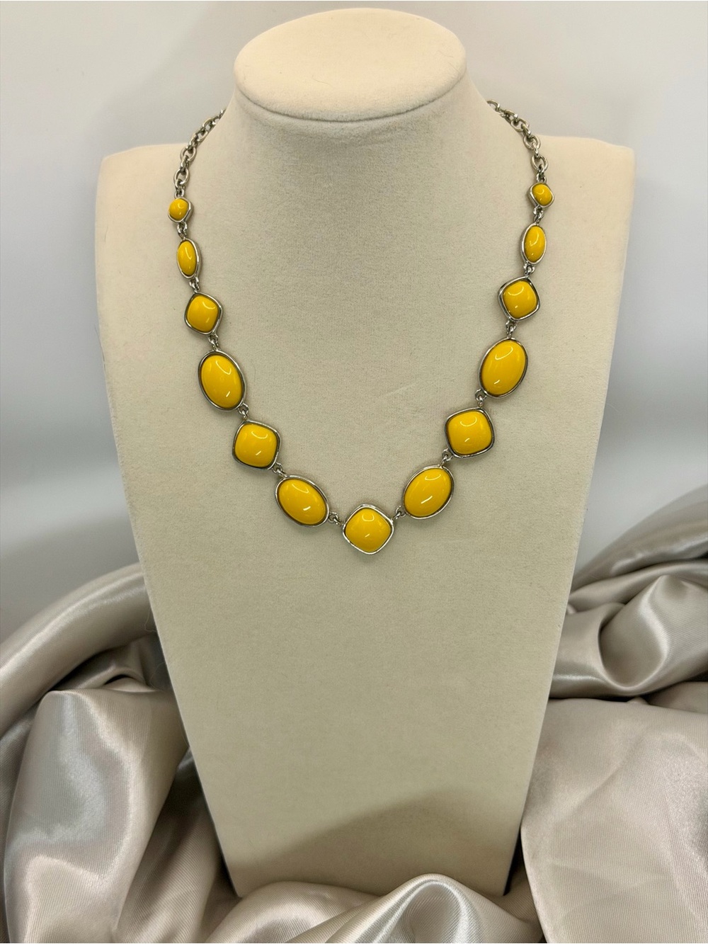 Yellow Statement Necklace - Women Jewelry